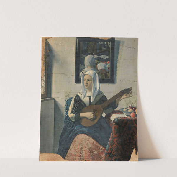 Cisterspelende vrouw by Han van Meegeren