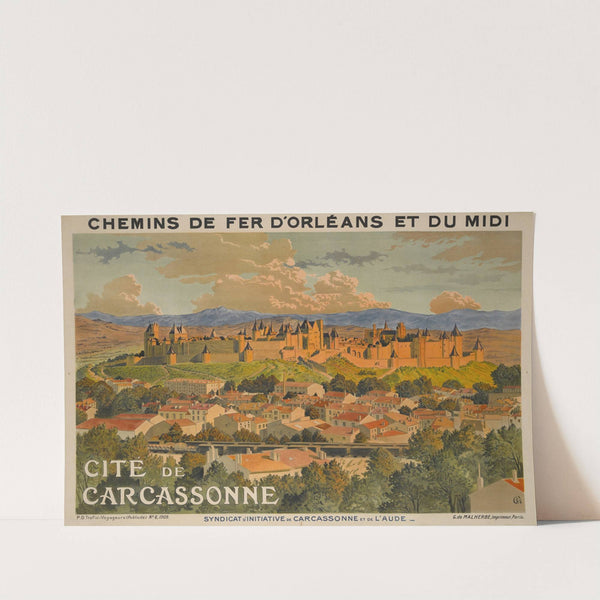 Cité de Carcassonne (1909) by Eugène Grasset