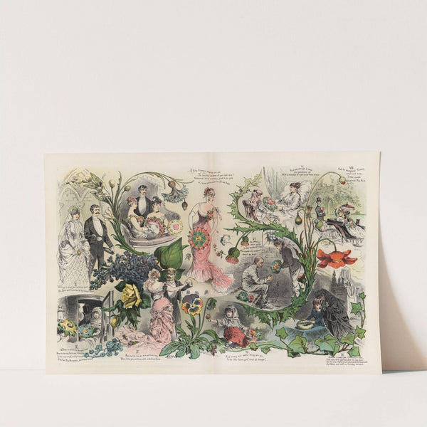 City flowers (1886) by Joseph Ferdinand Keppler