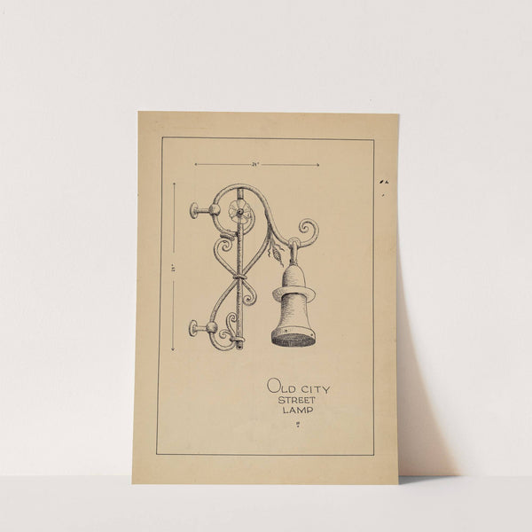 City Gas Light Bracket by Lucien Verbeke