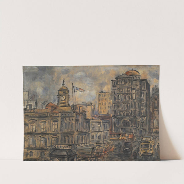 City Hall (N.Y.) by Joaquín Torres-García