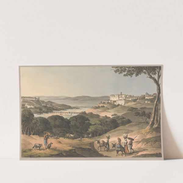 City of Coimbra on the Mondego in 1810 (1810) by Charles Turner