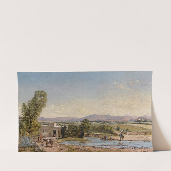 City of Mexico from the Hacienda de los Morales (1899) by Conrad Wise Chapman