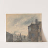 City Scene with Buildings by Thomas Sully