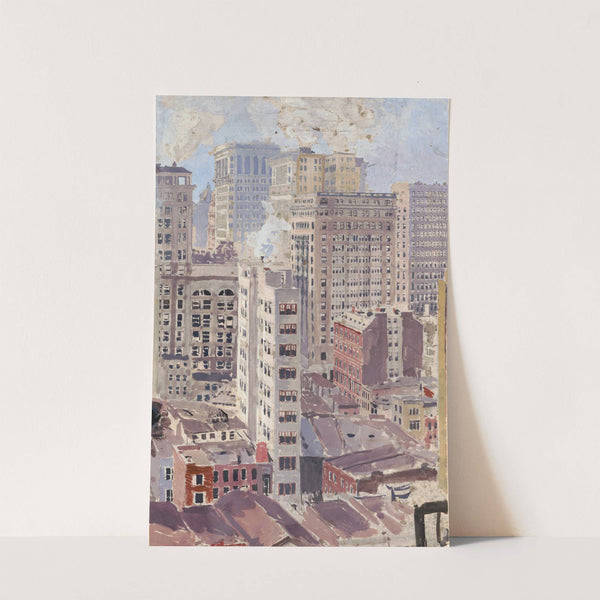 City Skyscrapers by Otto Henry Bacher