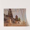 City street – study. From the journey to India (1907) by Jan Ciągliński
