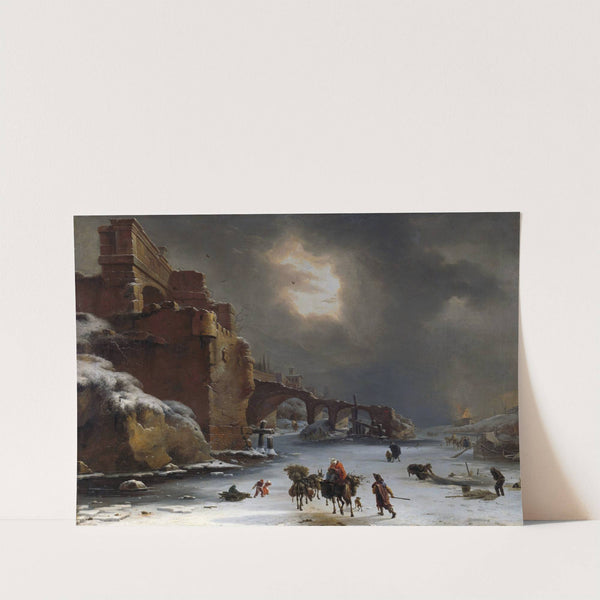 City Walls in Winter by Willem Schellinks
