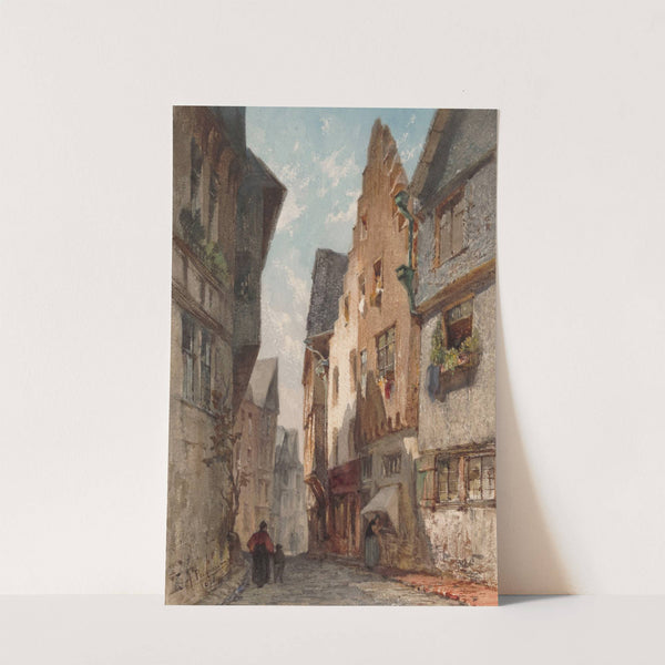 Cityscape by Alphonse Pecquereau