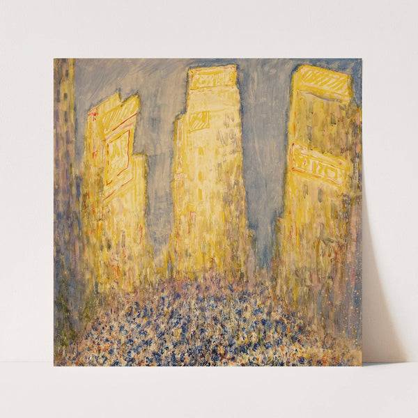 Cityscape (circa 1914) by Abraham Walkowitz