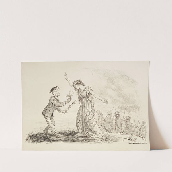 Civilization; Peace; Not until my defenders have won (1916) by William Henry Walker