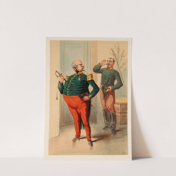 Civils et militaires. Il n’est venu personne pendant mon absence by Draner