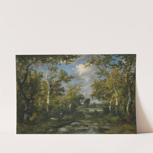 Clairière Dans La Forêt De Fontainbleau by Narcisse-Virgile Diaz de La Peña