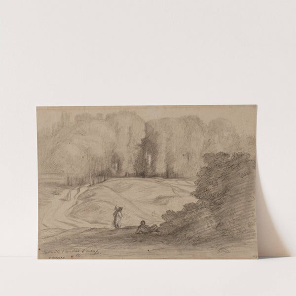 Clairière dans les bois à Belleville by Nicolas Louis Cabat