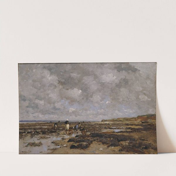 Clam-Pickers in Villerville by Wilhelm von Gegerfelt