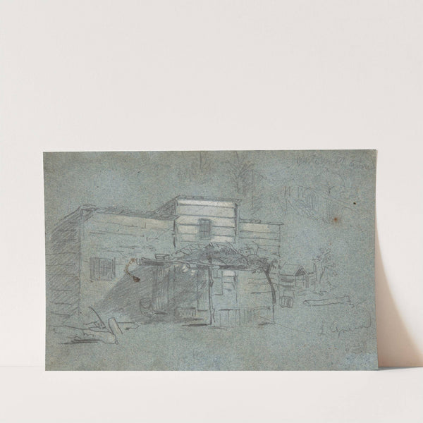 Clapboard Shack by Winslow Homer