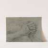 Clasped Hands (verso) by Giacomo Cavedone
