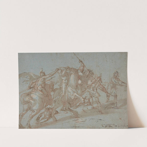 Classical Battle Scene by Bartholomaeus Spranger