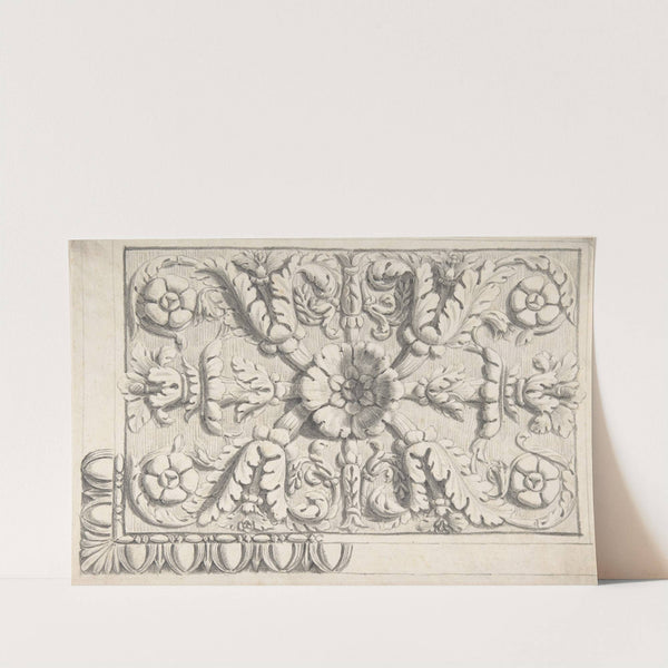 Classical Ceiling Moldings with Floral Ornament by Thomas Hardwick