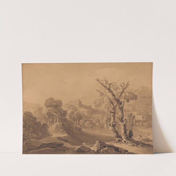 Classical City in Landscape by John Martin