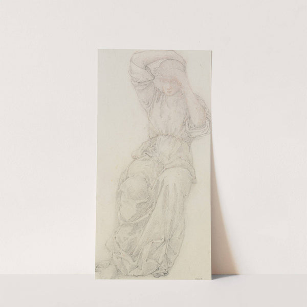 Classical Figure by Sir Edward Coley Burne-Jones