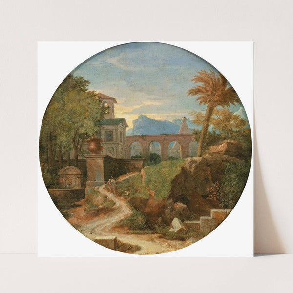 Classical Landscape by Francisque Millet