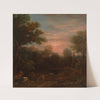 Classical Landscape: Evening (1740 - 1745) by John Wootton
