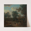 Classical landscape: morning (1740 - 1745) by John Wootton
