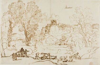 Classical Landscape – Tivoli (1636)