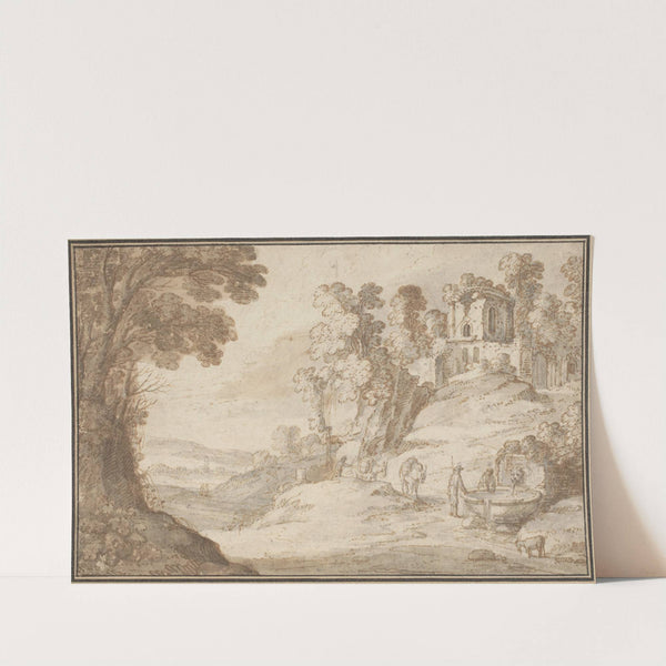 Classical Landscape with a Fountain by Paul Bril