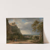 Classical Landscape with Figures and Sculpture by Pierre-Henri de Valenciennes