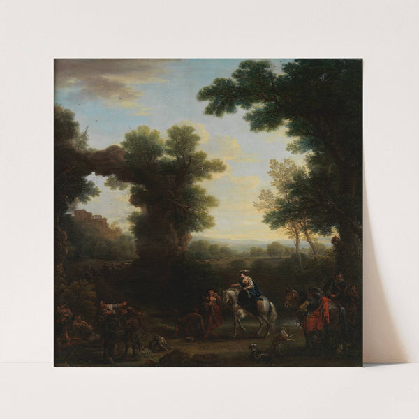 Classical Landscape with Gypsies by John Wootton