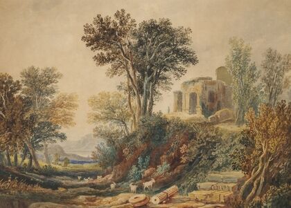 Classical Landscape with Ruins