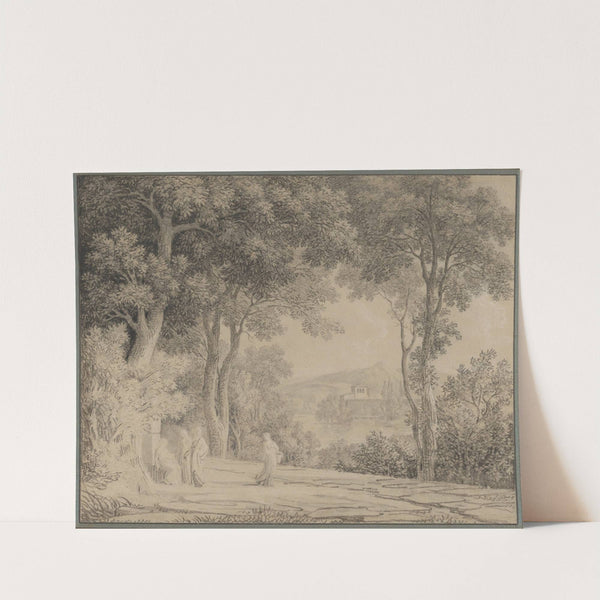 Classical Landscape with Women at a Fountain by Pierre-Henri de Valenciennes