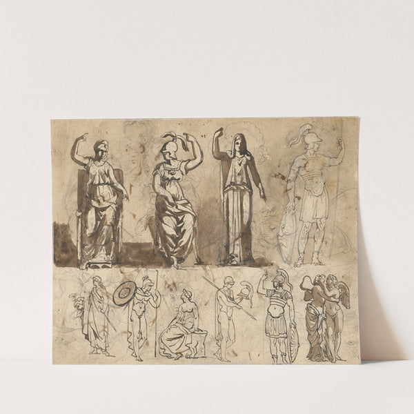 Classical Statuary by Théodore Géricault