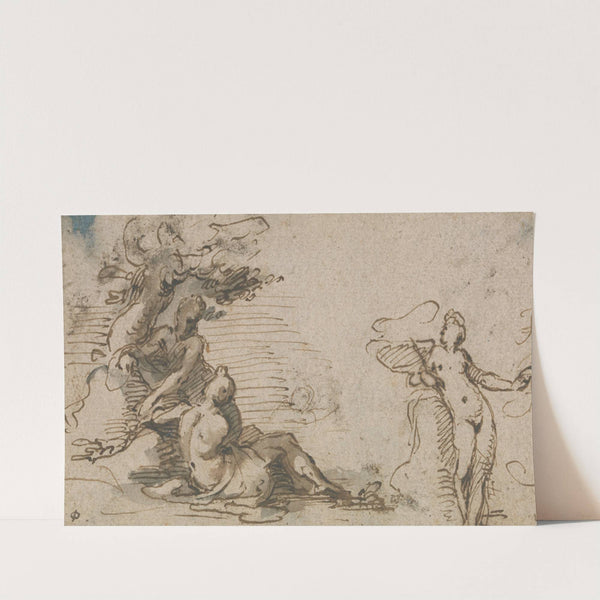 Classical Study of Three Figures by Isaac Oliver