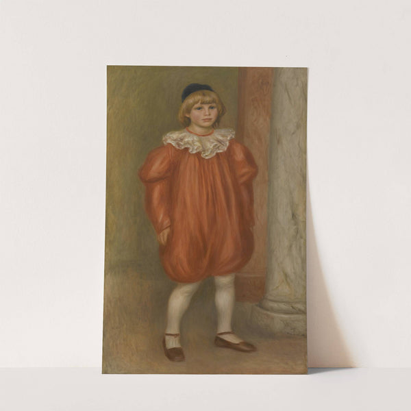 Claude Renoir in Clown Costume by Pierre-Auguste Renoir