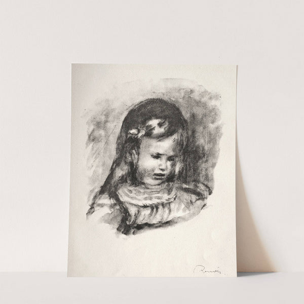 Claude Renoir, la tête baissée by Pierre-Auguste Renoir