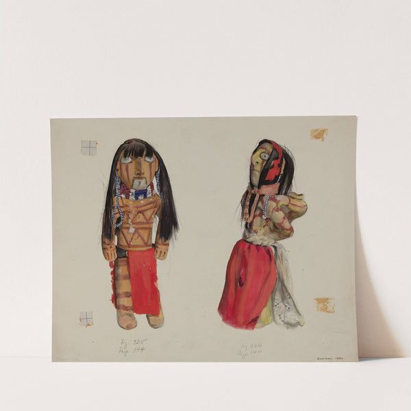 Clay Indian Dolls by Jane Iverson