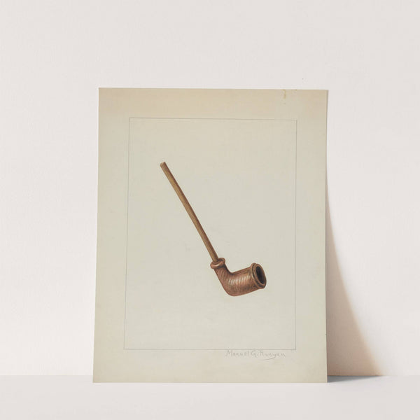 Clay Pipe (c. 1938) by Manuel G. Runyan