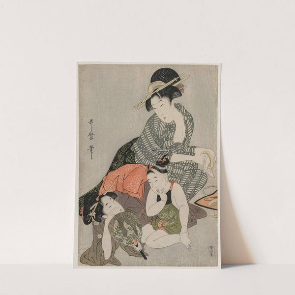 Cleaning Combs (c. late 1790s) by Kitagawa Utamaro