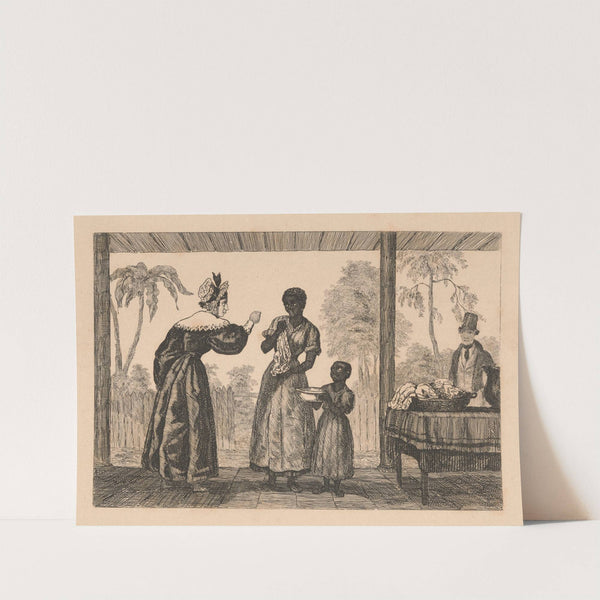 The departure of the Whitlaw family from Mohanna Creek (1836) by Auguste Hervieu