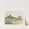 Clearing hurdle during a hunting (1817-1818) by Henry Thomas Alken