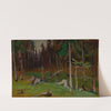 Clearing in a forest by Jacek Malczewski