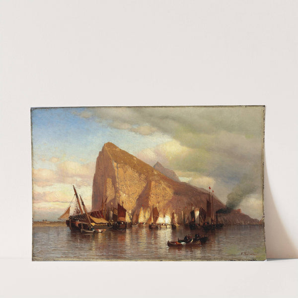 Clearing Storm at Gibraltar by Samuel Colman