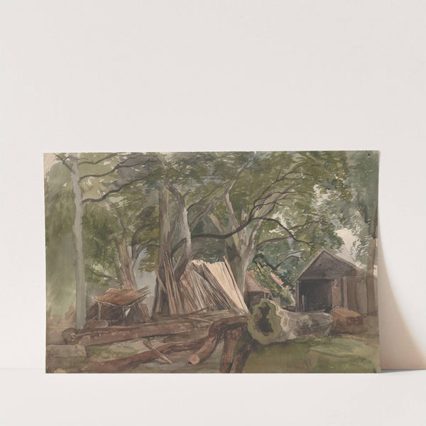 Clearing with a Lumber Mill by John Middleton