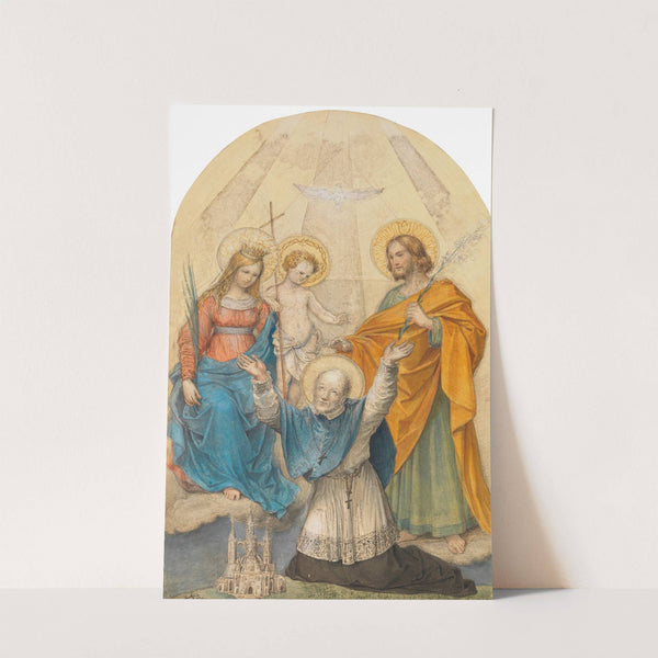Clemens Maria Hofbauer und Heilige by Ludwig Ferdinand Schnorr von Carolsfeld