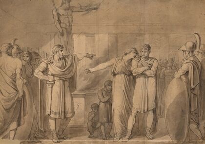 Cleombrotus ordered into banishment by Leonidas II, King of Sparta