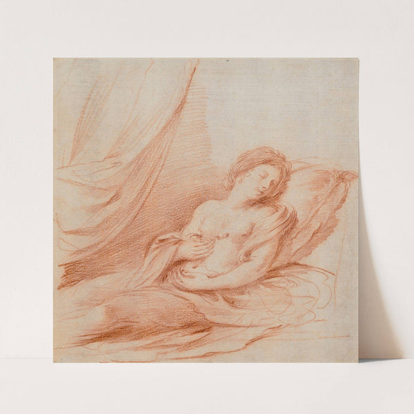 Cleopatra bitten by the asp by Guercino