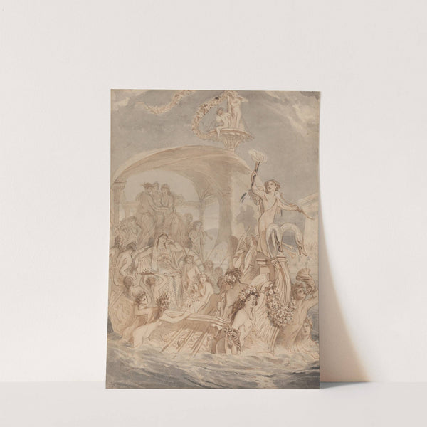 Cleopatra on the Cydnus to Meet Antony (ca. 1821) by Alfred Edward Chalon