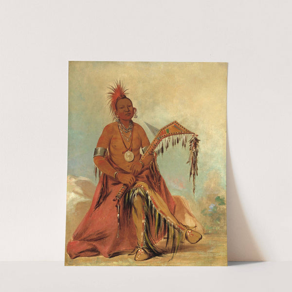 Cler-Mónt, First Chief of The Tribe by George Catlin